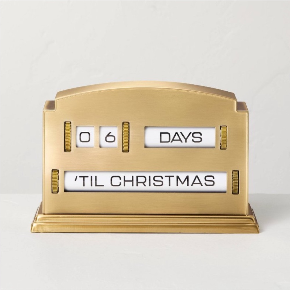 Brass Perpetual Advent Calendar Extra Large - Hearth & Hand™ with Magnolia